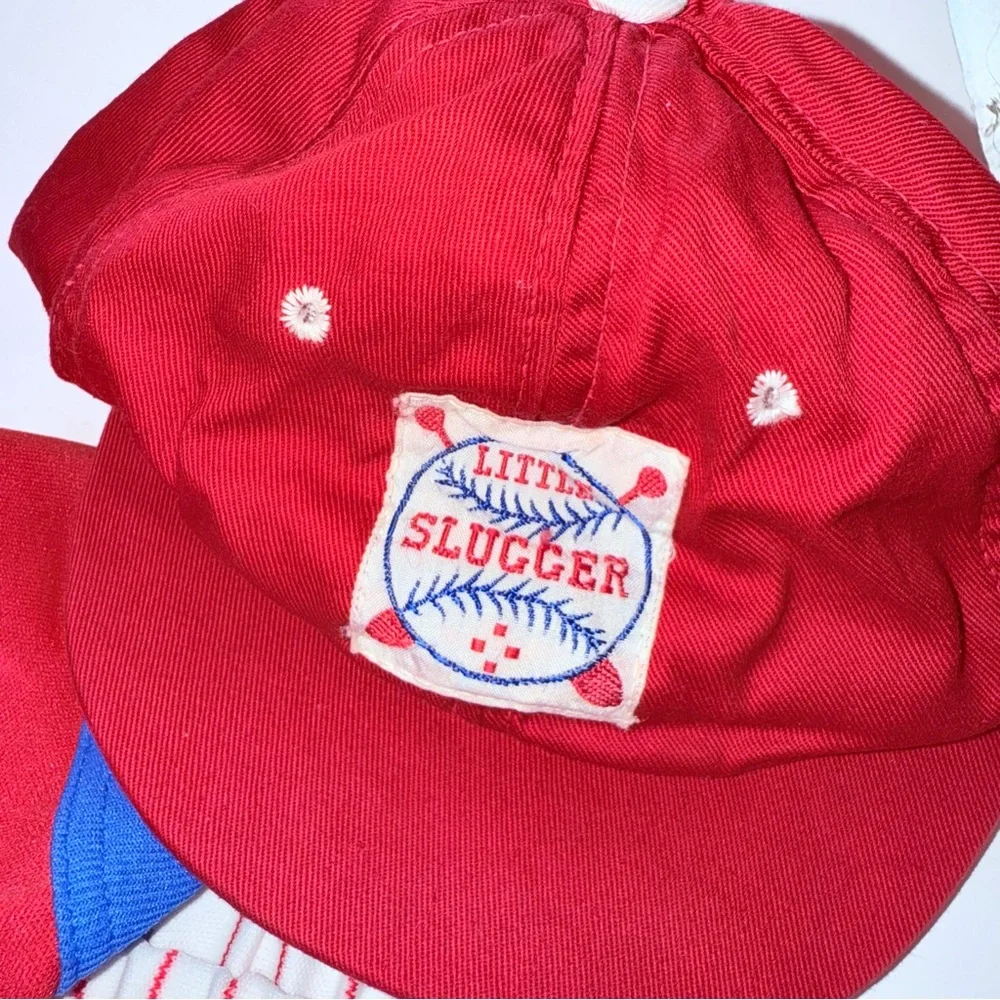 Vintage Triple Play Boys 2T Baseball Halloween Outfit 3 Piece Costume
